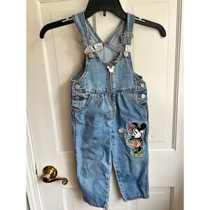Disney Mickey & Co Minnie  overalls size 2t vintage
